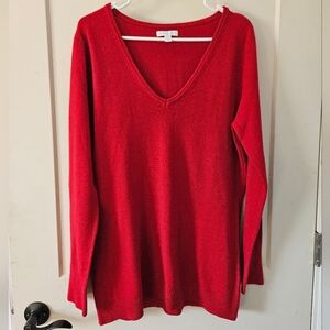New York & Company Red Knit Sweater